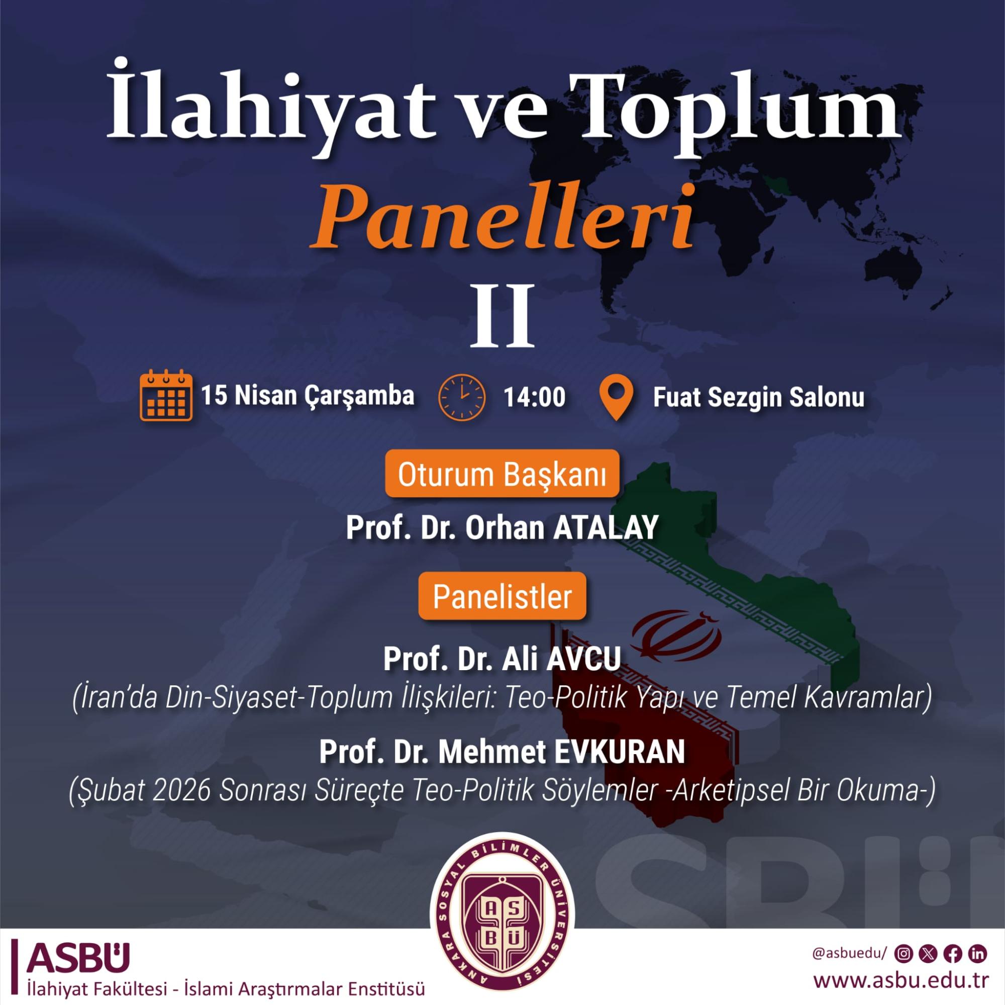 İlahiyat ve Toplum Panelleri II