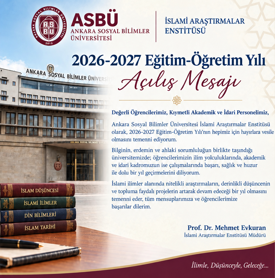 Açılış Mesajı
